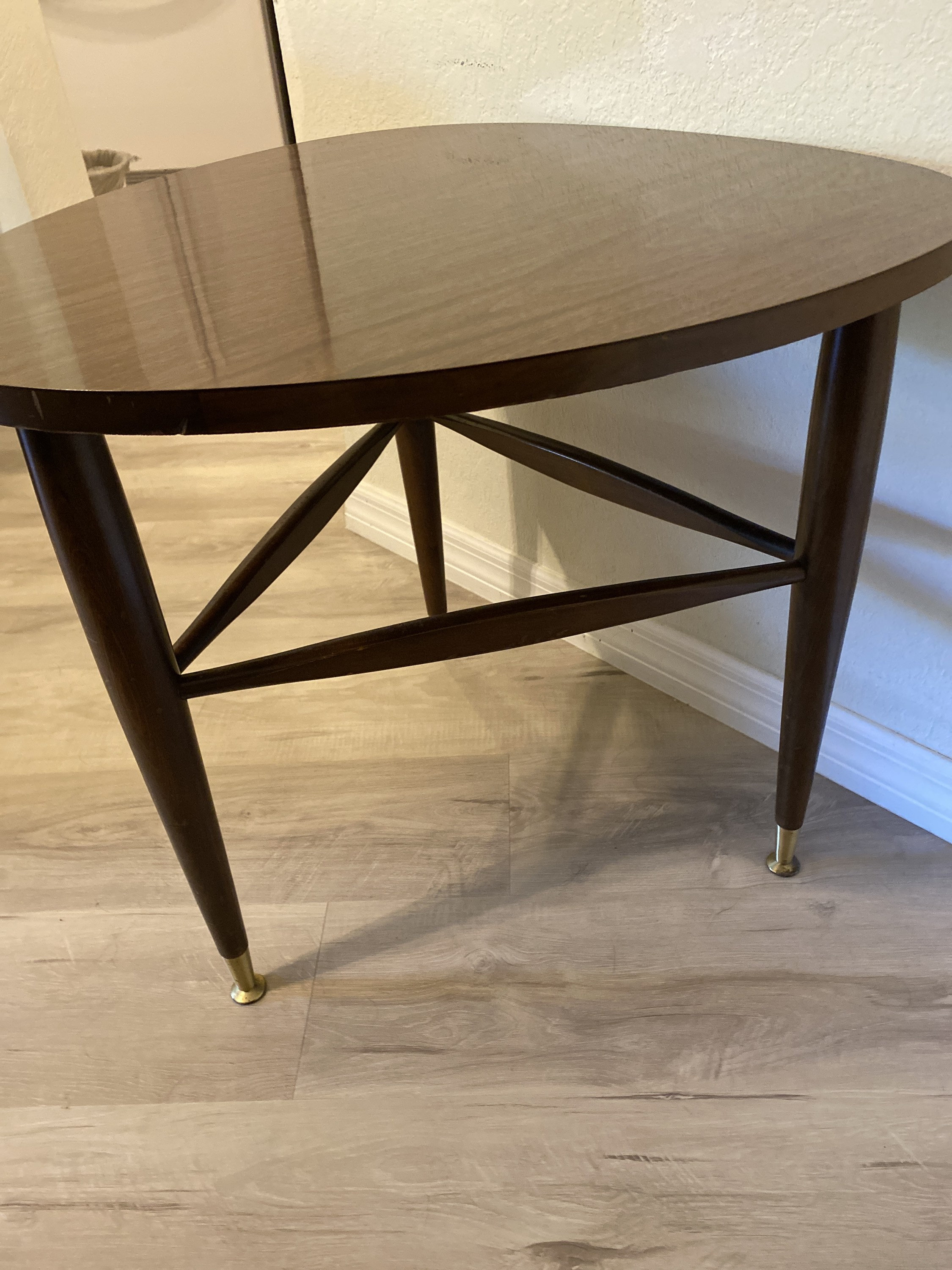 Mersman Guitar Pick End Table Wood With Laminate Top Mid Etsy