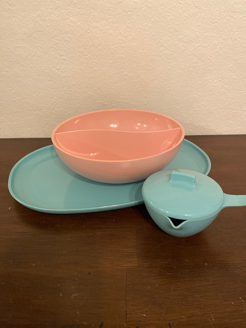 Westinghouse Ovation Melmac Platter Divided Bowl Covered Sugar Etsy