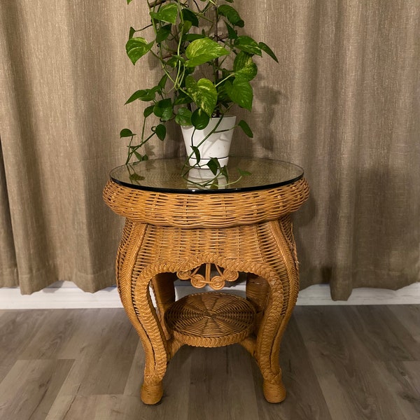 Boho Side Table Etsy