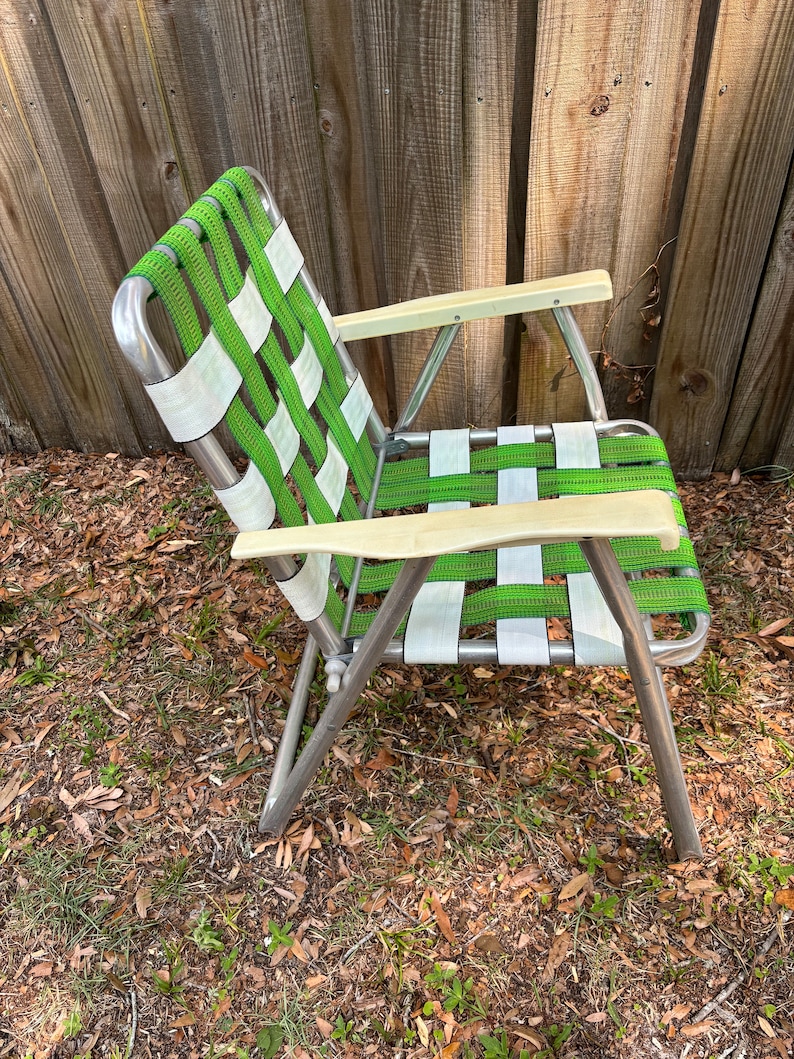 lawn-chair-aluminum-webbed-folding-outdoor-woven-lawn-beach-chair-green