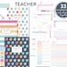 Teacher Planner Printable Calendar Planning Curriculum | Etsy