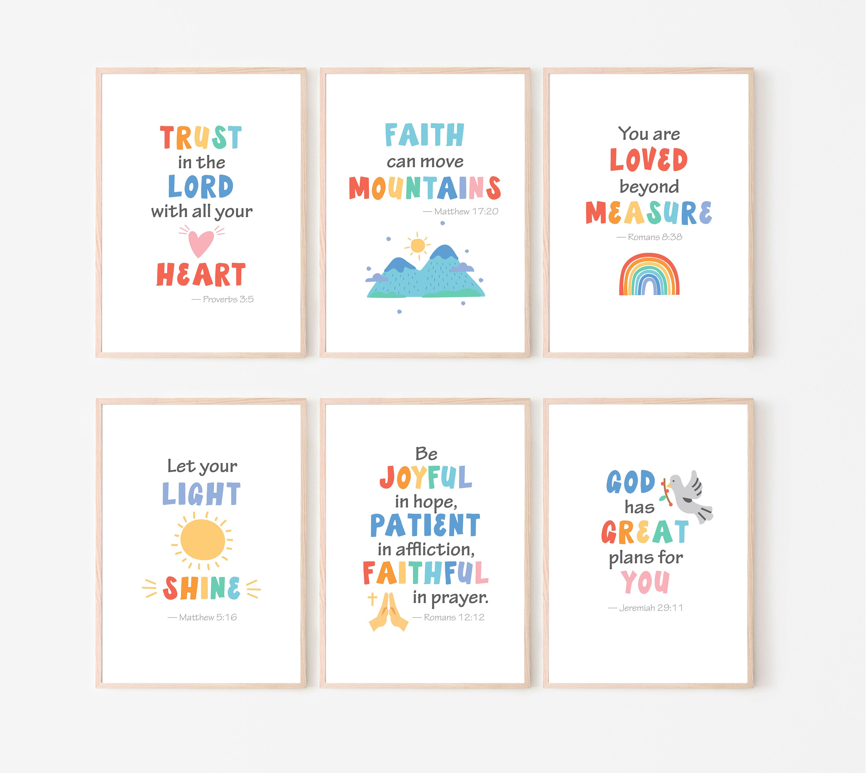 Bible Tools Poster Pack for Elementary Kids and Preteens