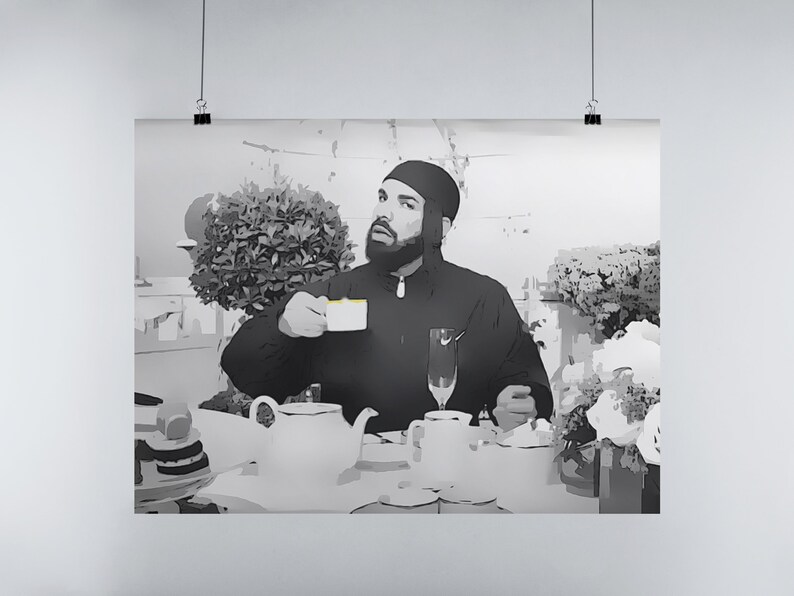 Music Poster Drake Decor Drake Premium Matte Horizontal Poster Drake Wall Art Drake Gifts Drake Views Drake Poster Print