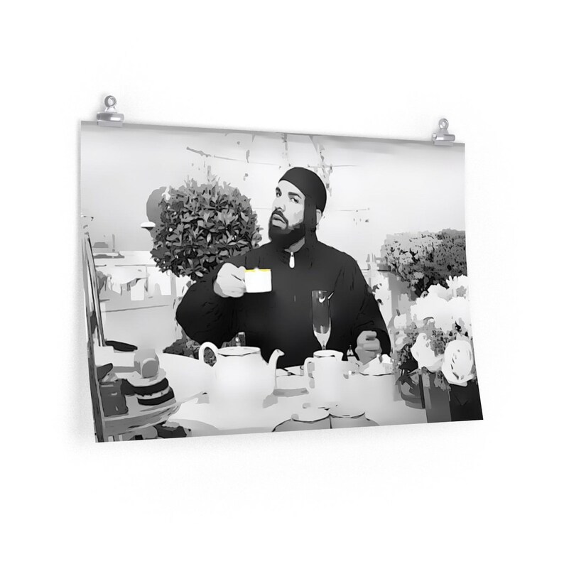 Music Poster Drake Decor Drake Premium Matte Horizontal Poster Drake Wall Art Drake Gifts Drake Views Drake Poster Print