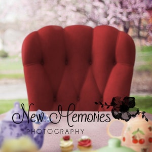 Alice&#39;s Adventures in Wonderland Digital Backdrop, Tea Party Digital Background, Fantasy Digital Backdrop,