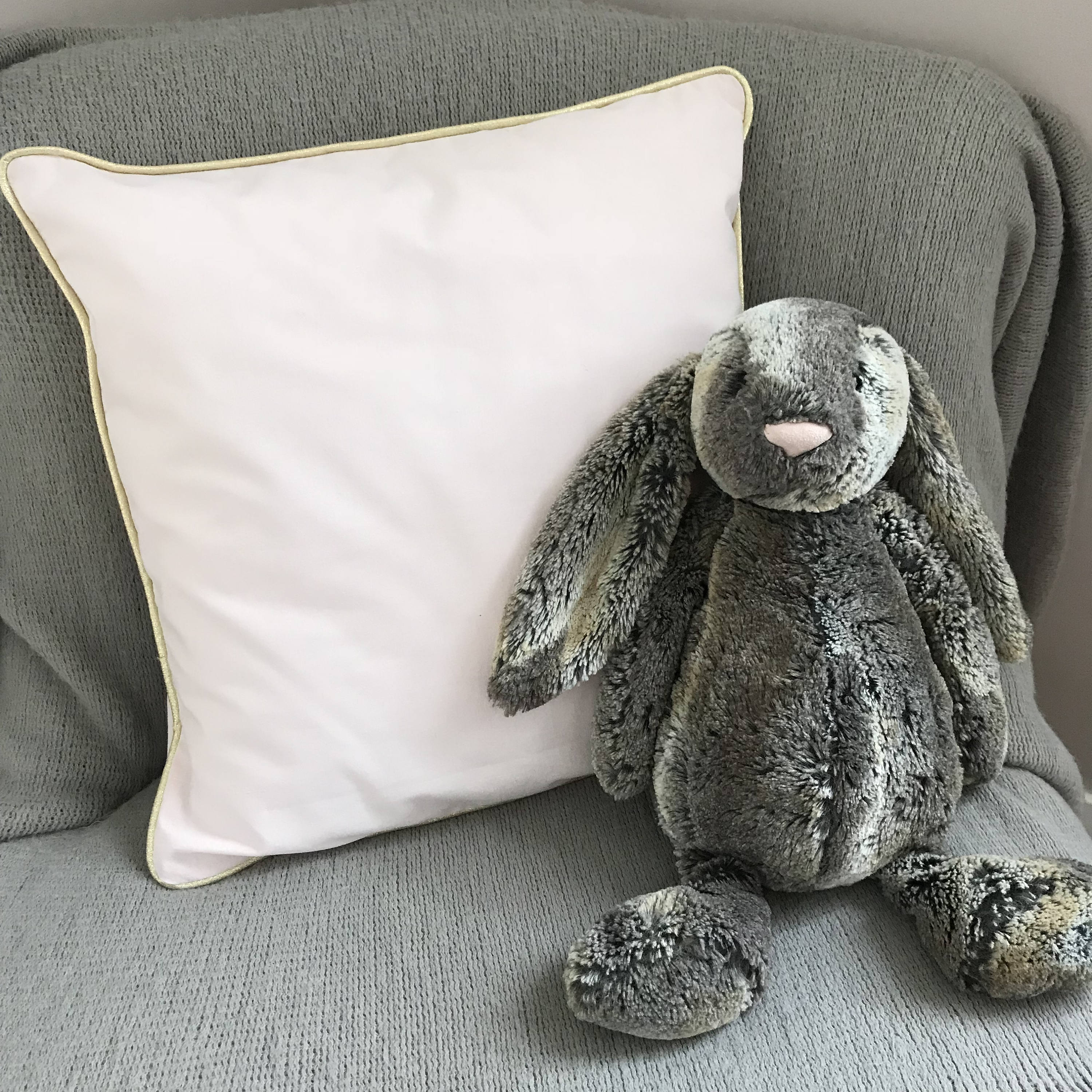 Housse de Coussin Rose Poudré - 40 X 40