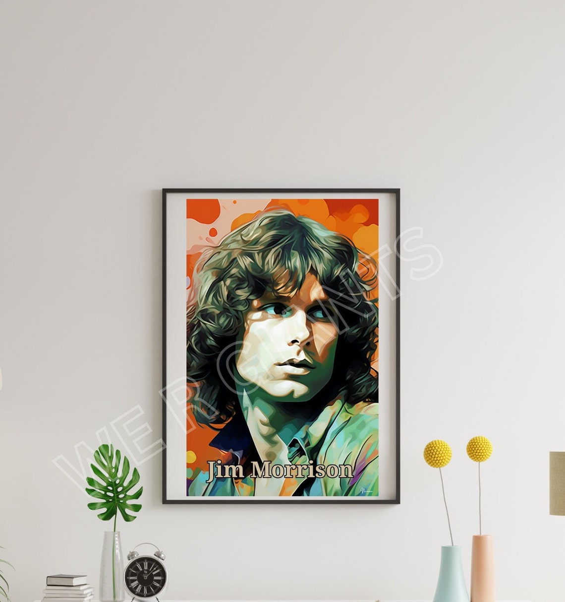 Jim Morrison Rock Poster 11x17 Rock Legend Rock Star Jim Morrison the 