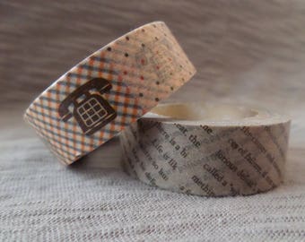 Masking tape set 2 rolls, phone