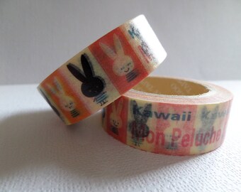 Masking tape kawaii Bunny plush