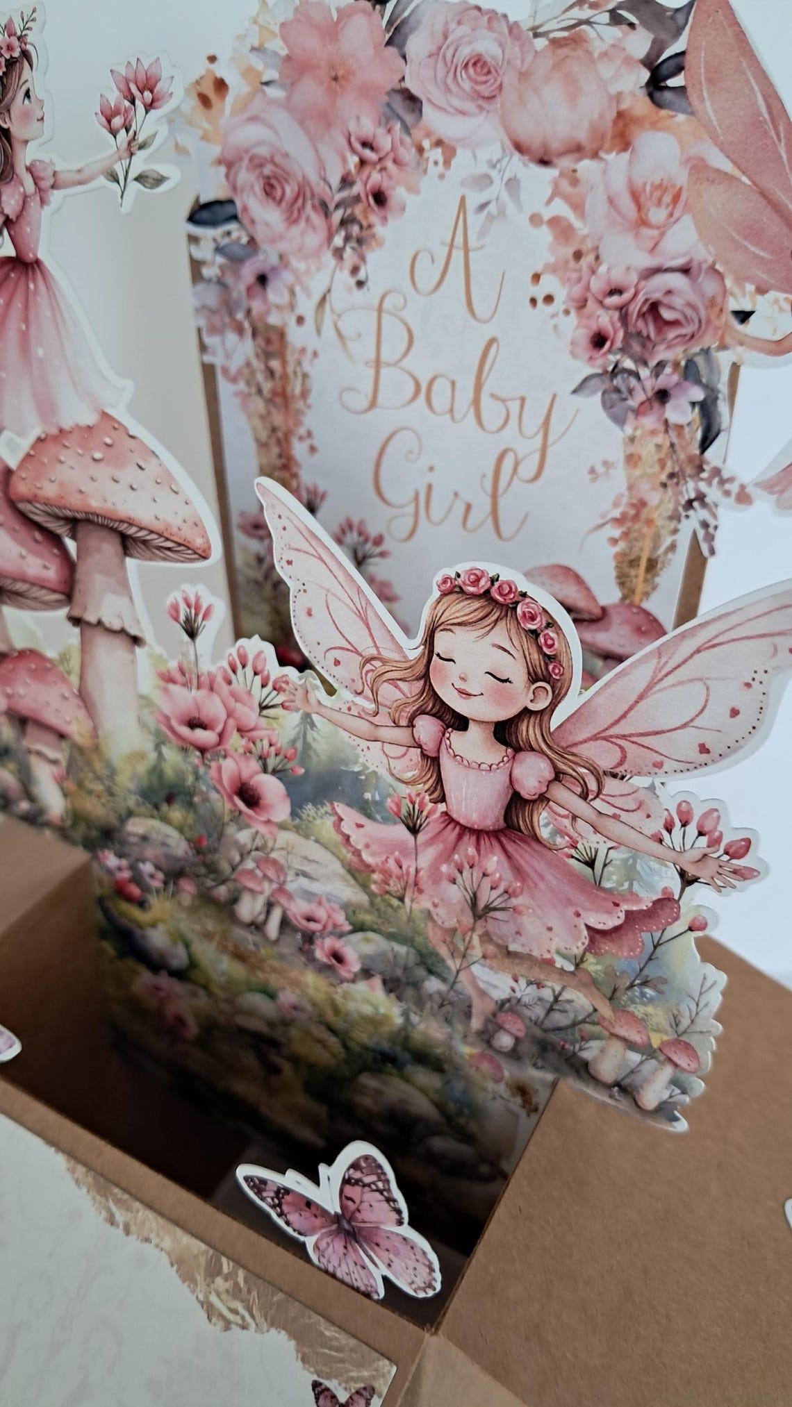 Personalised Fairy Pop up Card: Enchanted Garden Card (8" X 6") - Etsy
