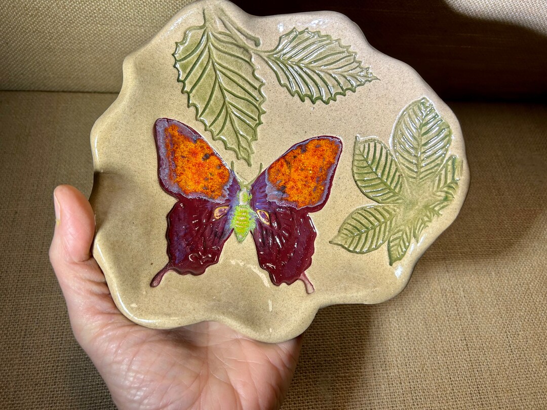 Butterfly Bowl. Butterfly Ring Holder. Butterfly Jewelry Holder