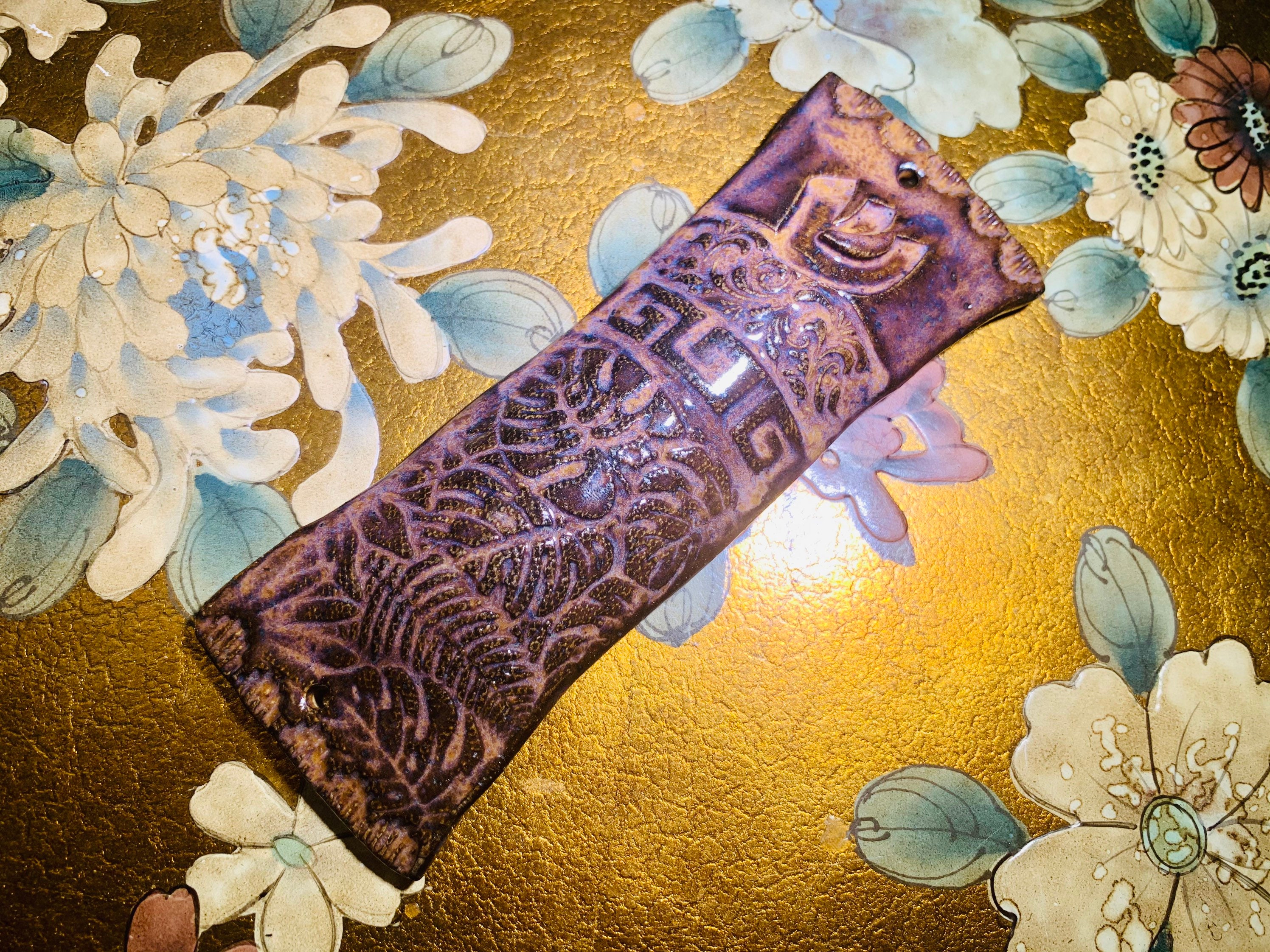 Mezuzah Case. Handmade Ceramic one of a kind Mezuzah Cover. Etsy