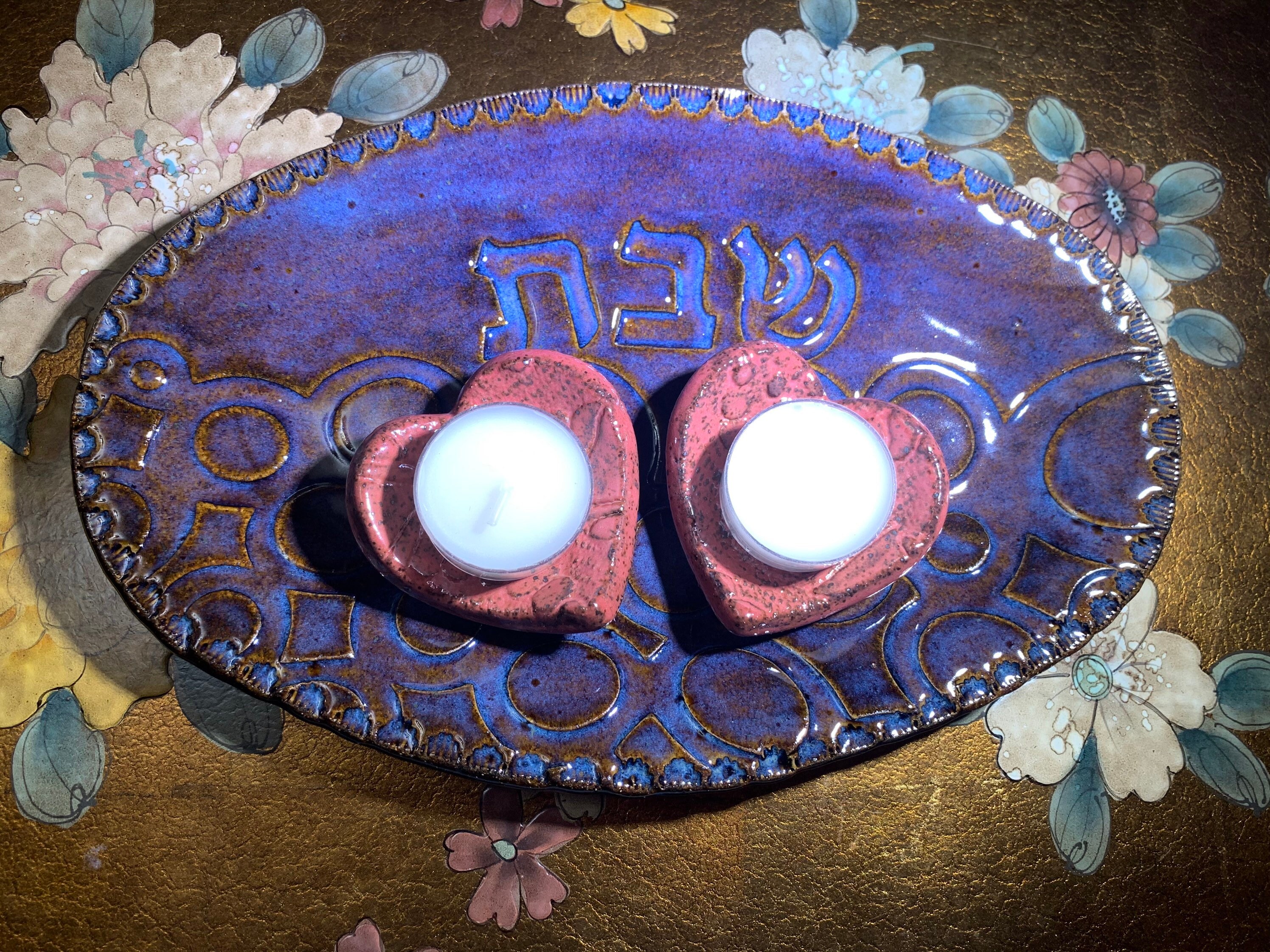 Shabbat Candles Holder Set. Shabbat candlesticks. Shabbat Etsy