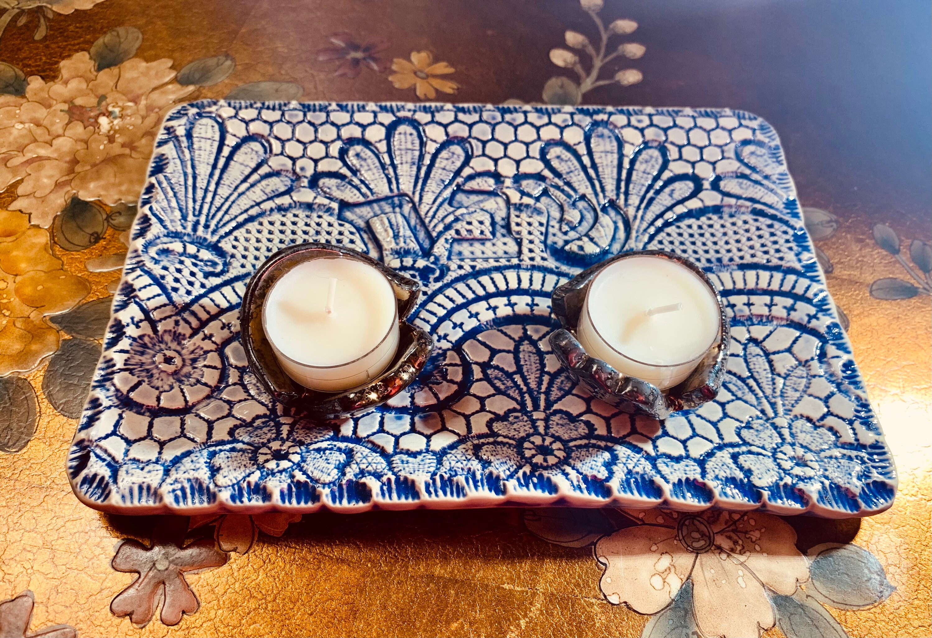 Shabbat Candles Holder Set. Shabbat candlesticks. Shabbat Etsy