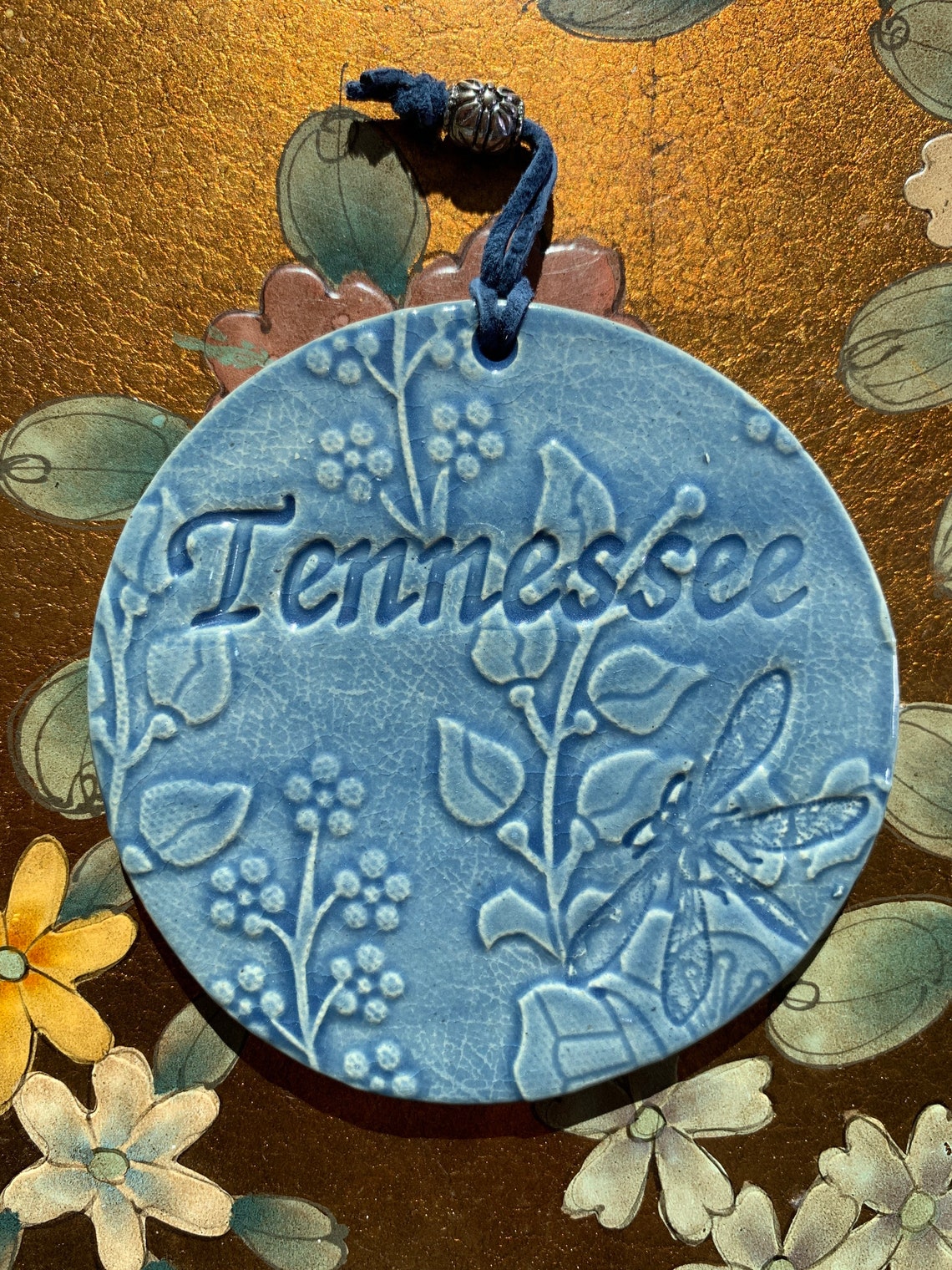Tennessee Ornament. Tennessee wall decor. Volunteer State Etsy