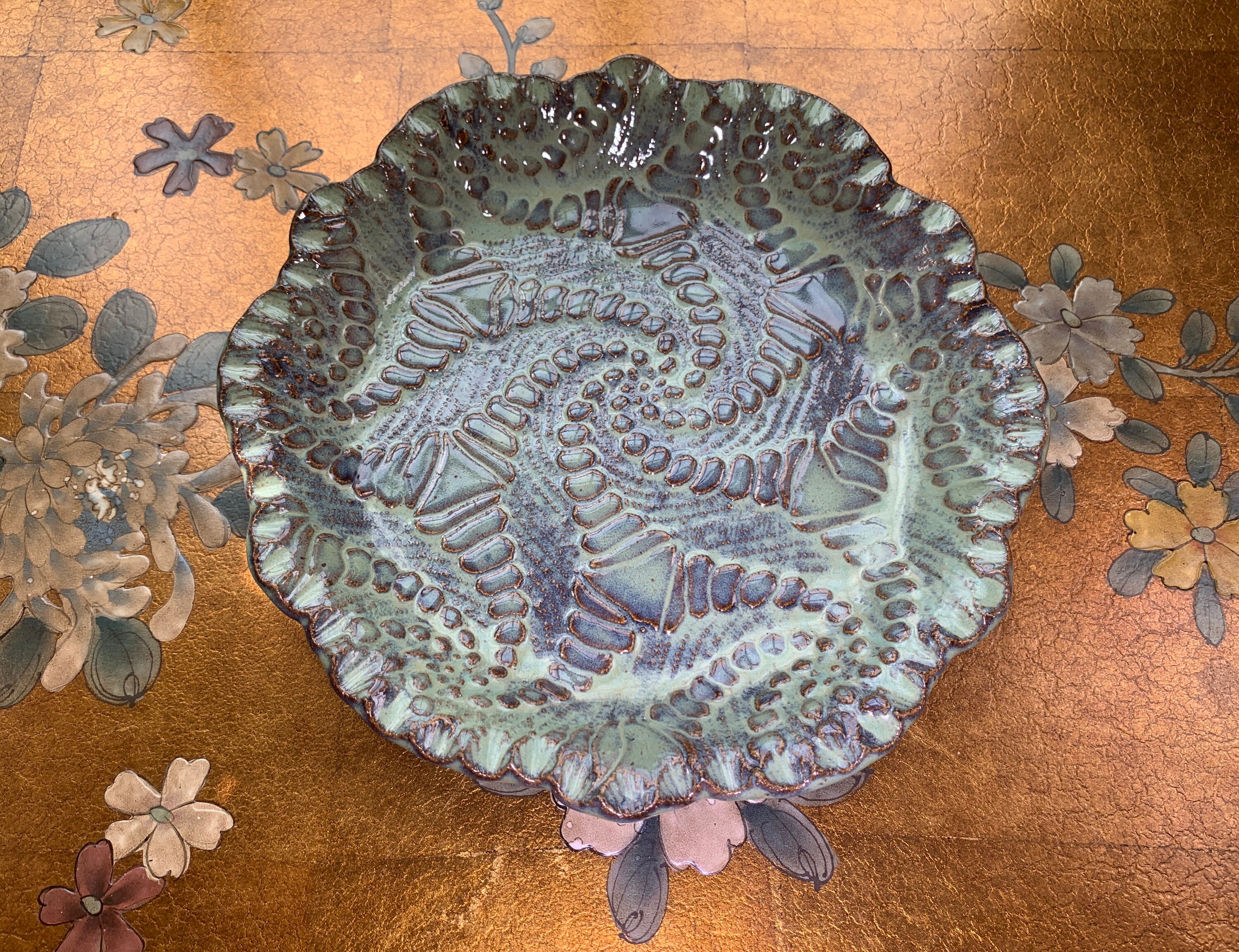 Decorative Plate. Ring Holder Designer Ceramic Dish. Handmade Etsy