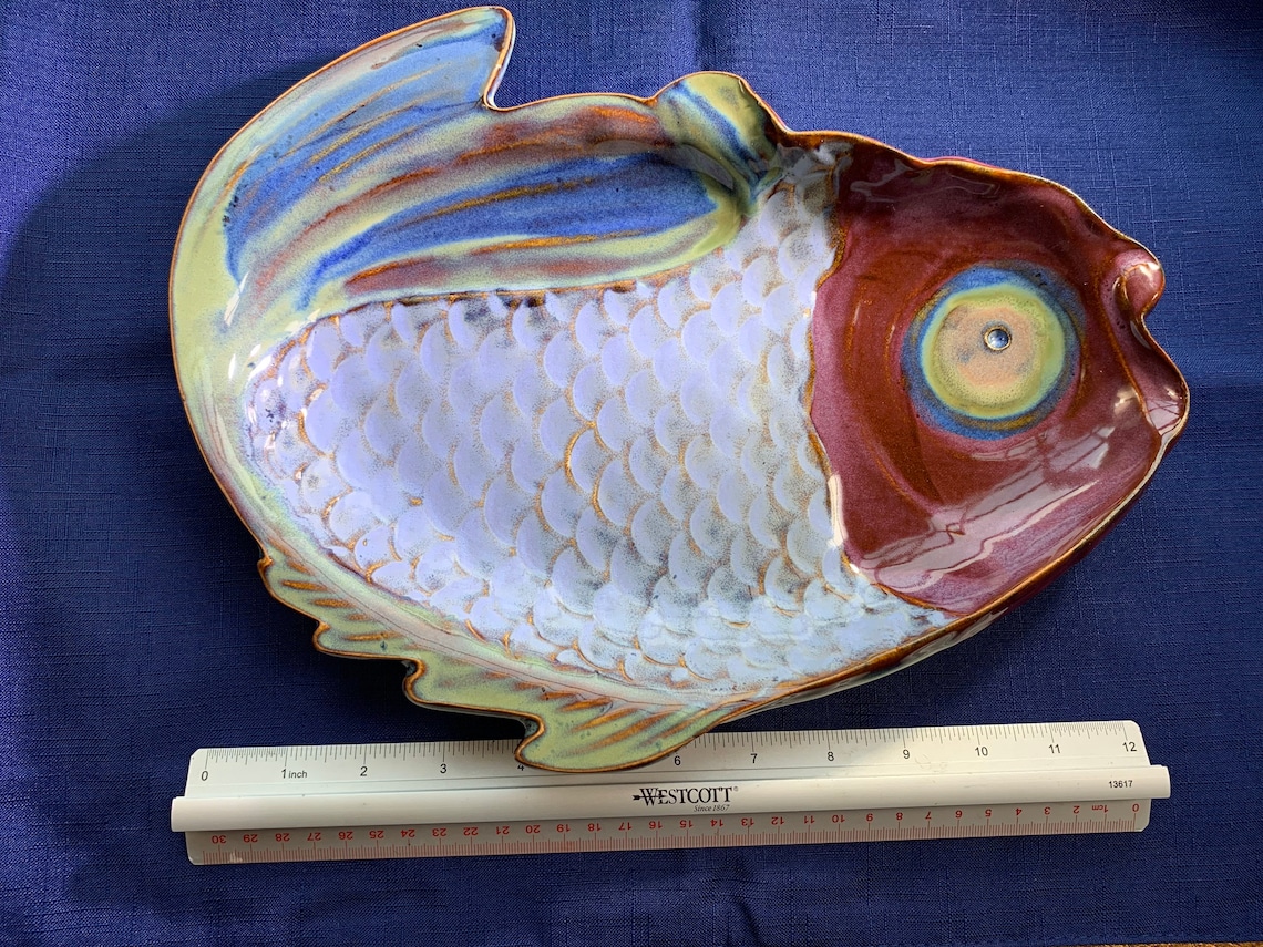 Fish Plate. Handmade Ceramic Fish Platter. Home. Home Ceramic Etsy