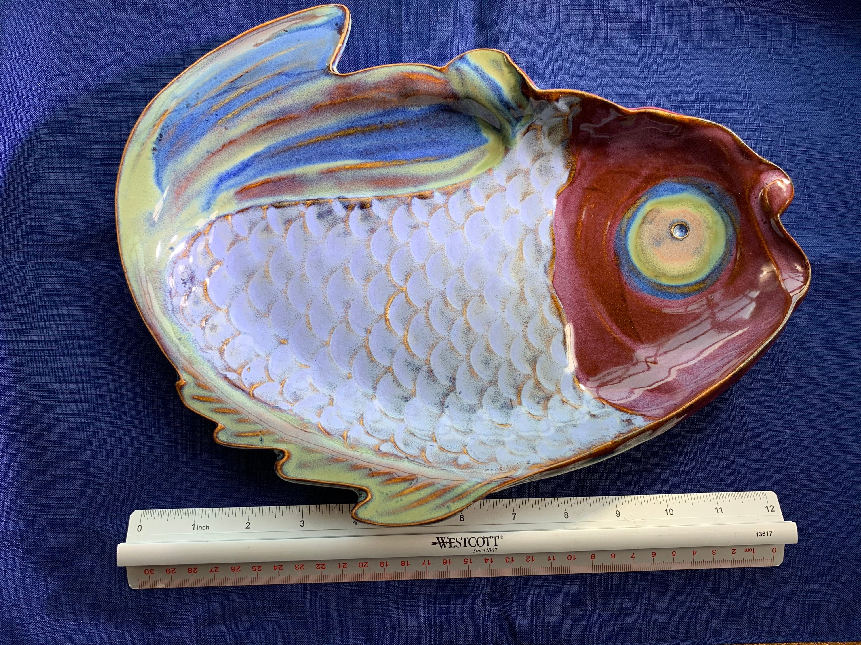 Fish Plate. Handmade Ceramic Fish Platter. Home. Home Ceramic Etsy