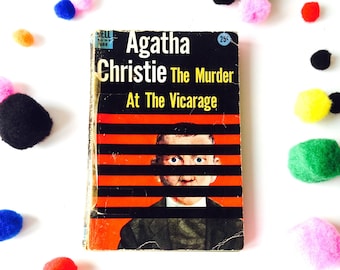 Book Vintage 1930 edition of MURDER at the VICARAGE Miss Marple mystery Agatha Christie SophiesBooks