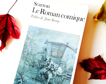 Book used in French LE ROMAN COMIQUE Scarron literature drama comedy Folio edition SophiesBooks