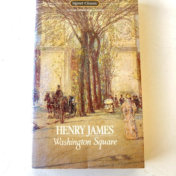 Livre d'occasion en anglais WASHINGTON SQUARE Henry James Signet Classic Books bon état SophiesBooks