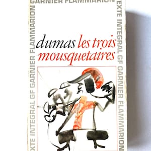 Used BookS ALEXANDRE DUMAS in French 3 musketeers and sequel and Le roi des Quilles vintage SophiesBooks