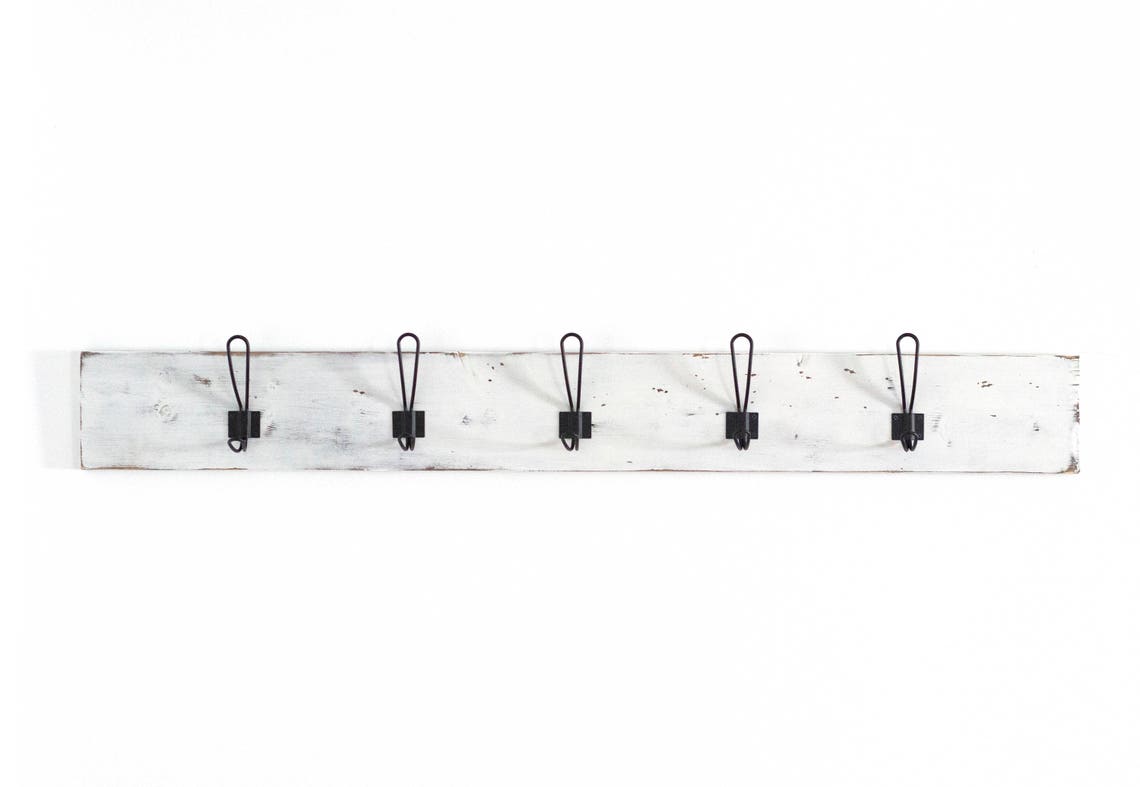 Wood Coat Rack Rustic Coat Rack Entryway Coat Hooks Wall | Etsy
