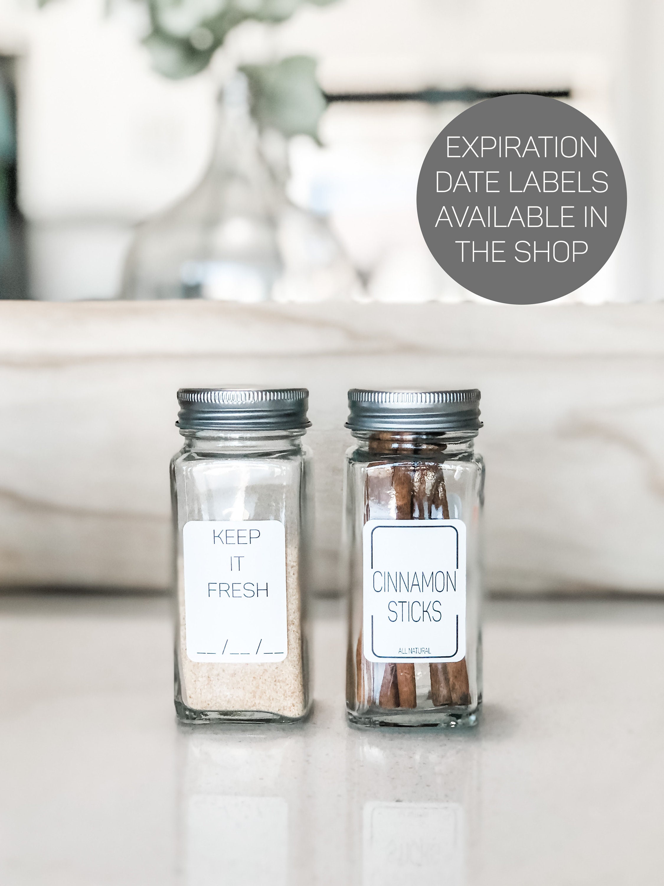 Moderne minimale Gewürz Etiketten Wasserdichte Etiketten | Etsy