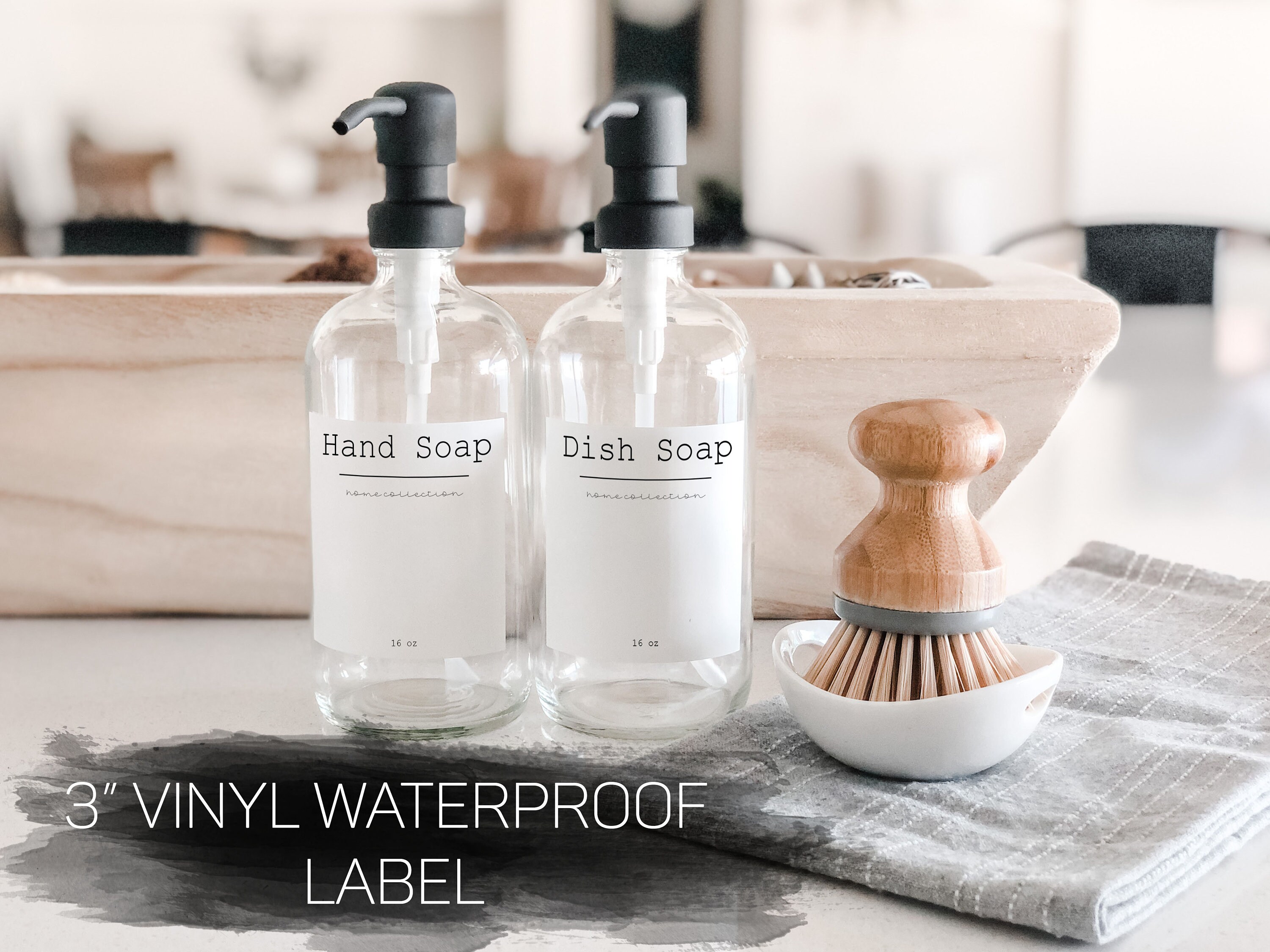3 Waterproof Minimal Label Hand Soap Label Hand Etsy