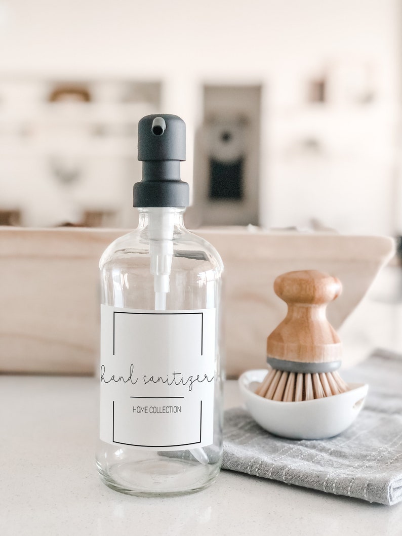 3 Waterproof Minimal Label Shampoo Label Bathroom Etsy