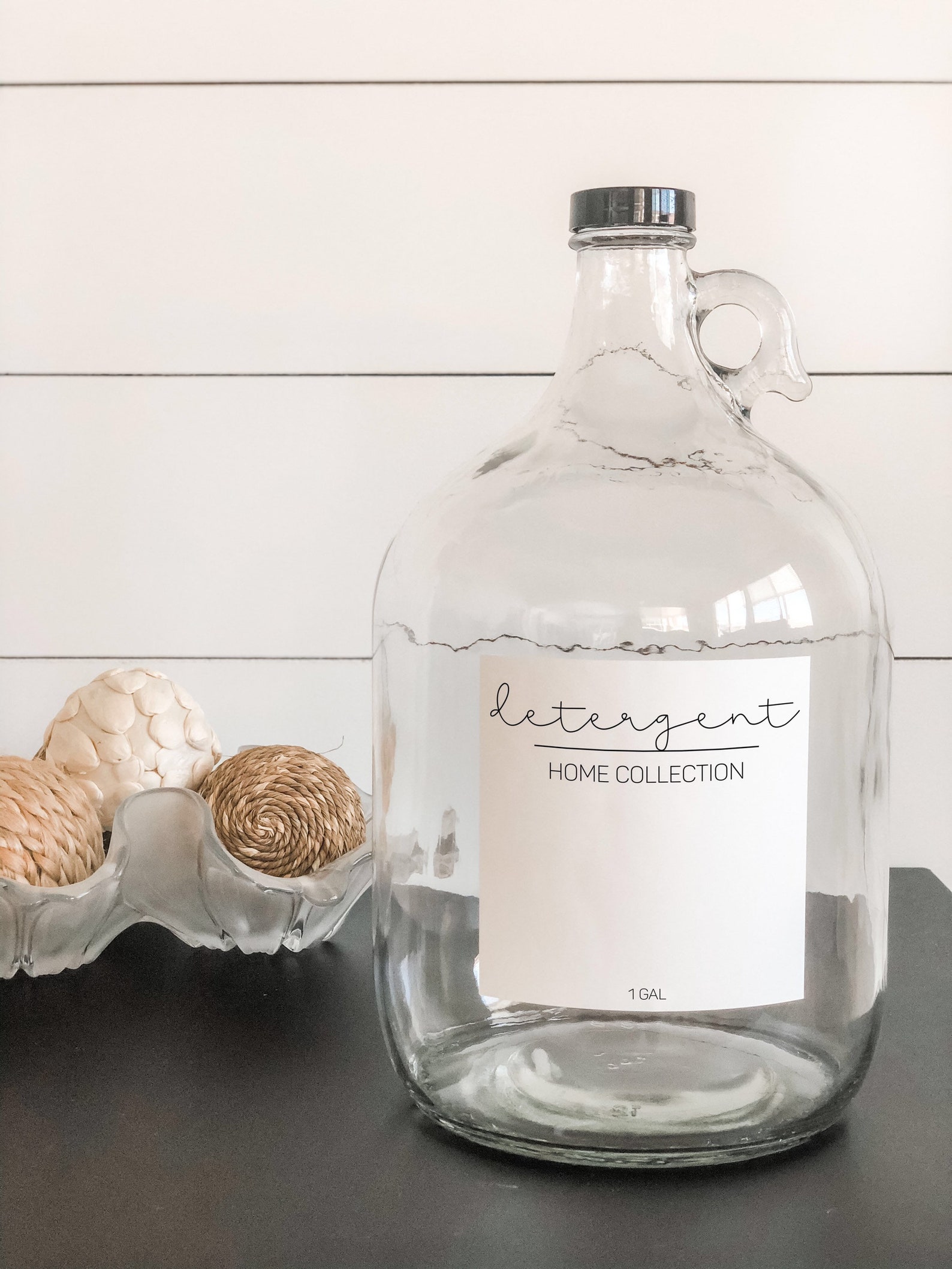 Gallon Laundry Detergent Dispenser Gallon Refillable Glass Etsy