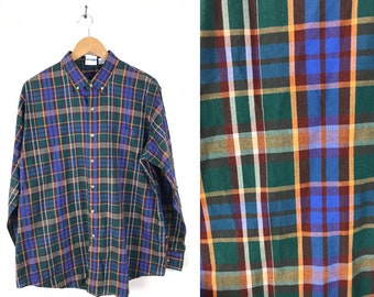 Checkered Colorful Boys and Girls Soft Short Sleeve T-Shirt,Irish Tartan Plaid M