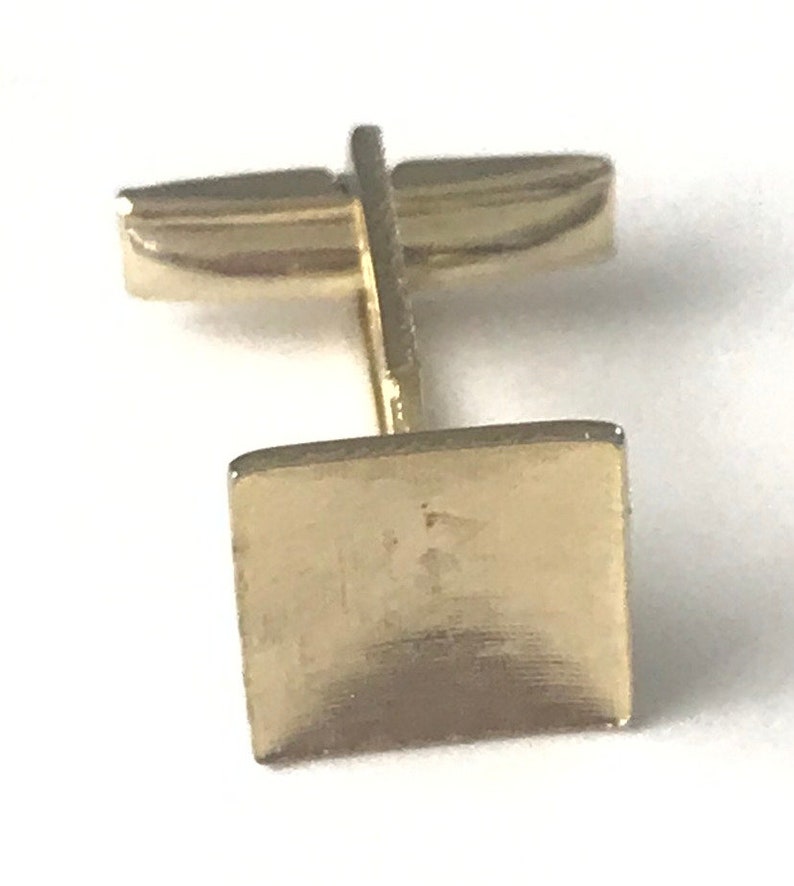 Bullet Back Cufflinks Gold Cuff Links Classic Gold Wedding Formal Event Vintage Gold Square Bullet Back Cuff Links Square Cuff Links