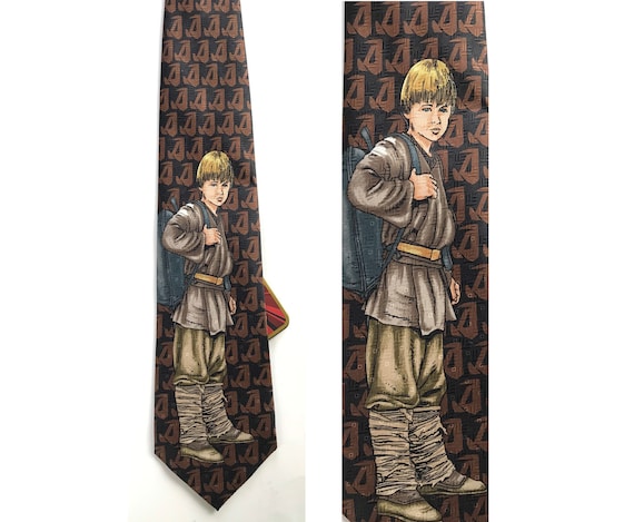 1999 Ralph Marlin Star Wars Young Skywalker Tie, N