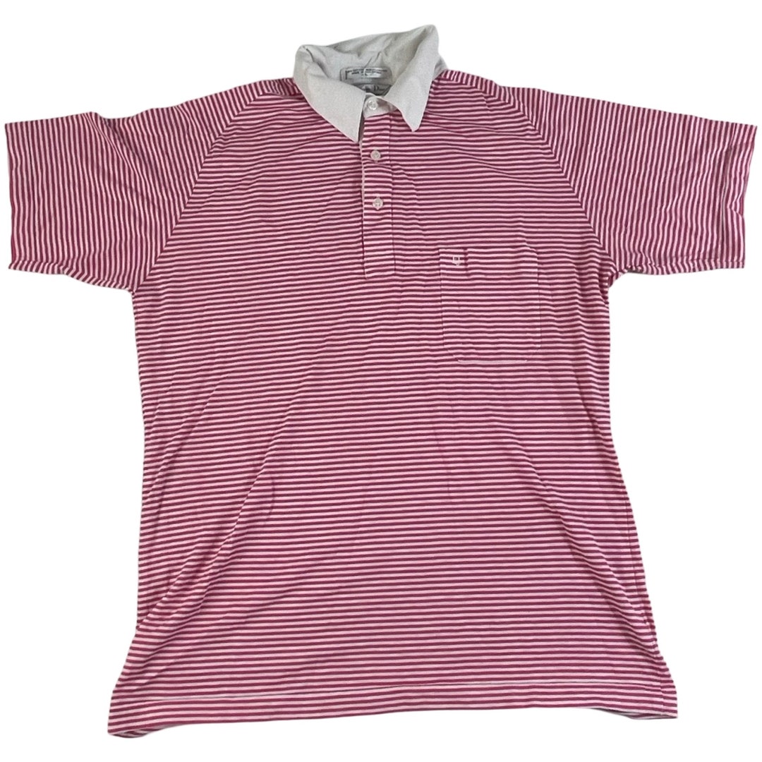90s christian dior sport stripe ストライプ ポロ Dior Christian Dior Sports Striped Polo Shirt | Grailed