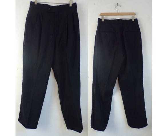 mens tuxedo trousers with satin stripe