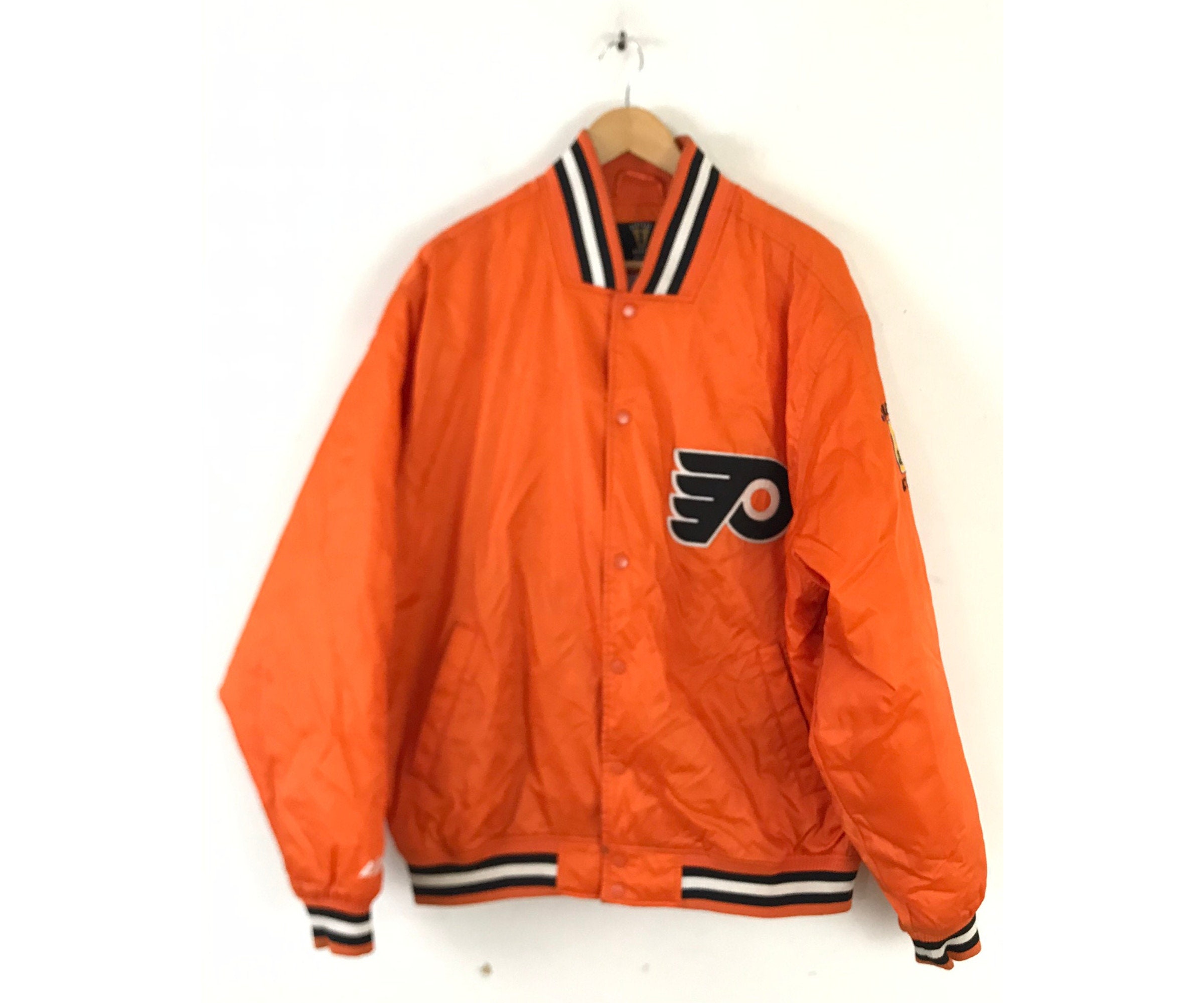 Philadelphia Flyers Dark Orange and Black Hawaiian Shirt - Owl Fashion Shop