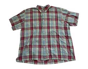 Vintage 90s Ralph Lauren Plaid Button-Down Shirt, Mens XL