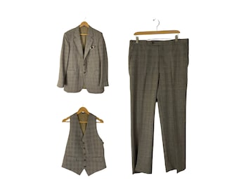 70s Mens Clothing | Three Piece Suit, 70s Mens Suit, Hipster