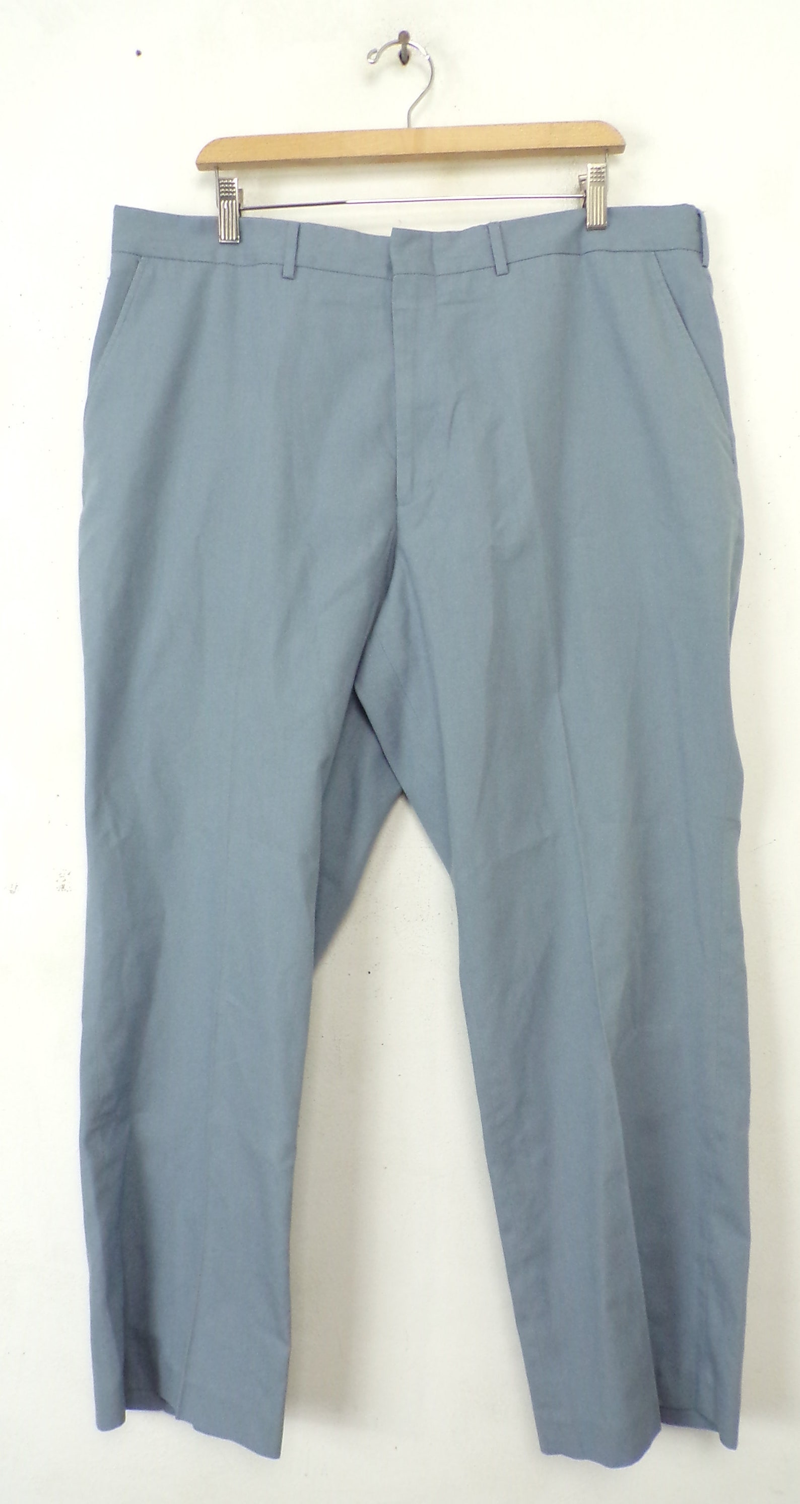 Vintage Mens Blue Gray Pants size 40x28 Mens Blue Pants - Etsy
