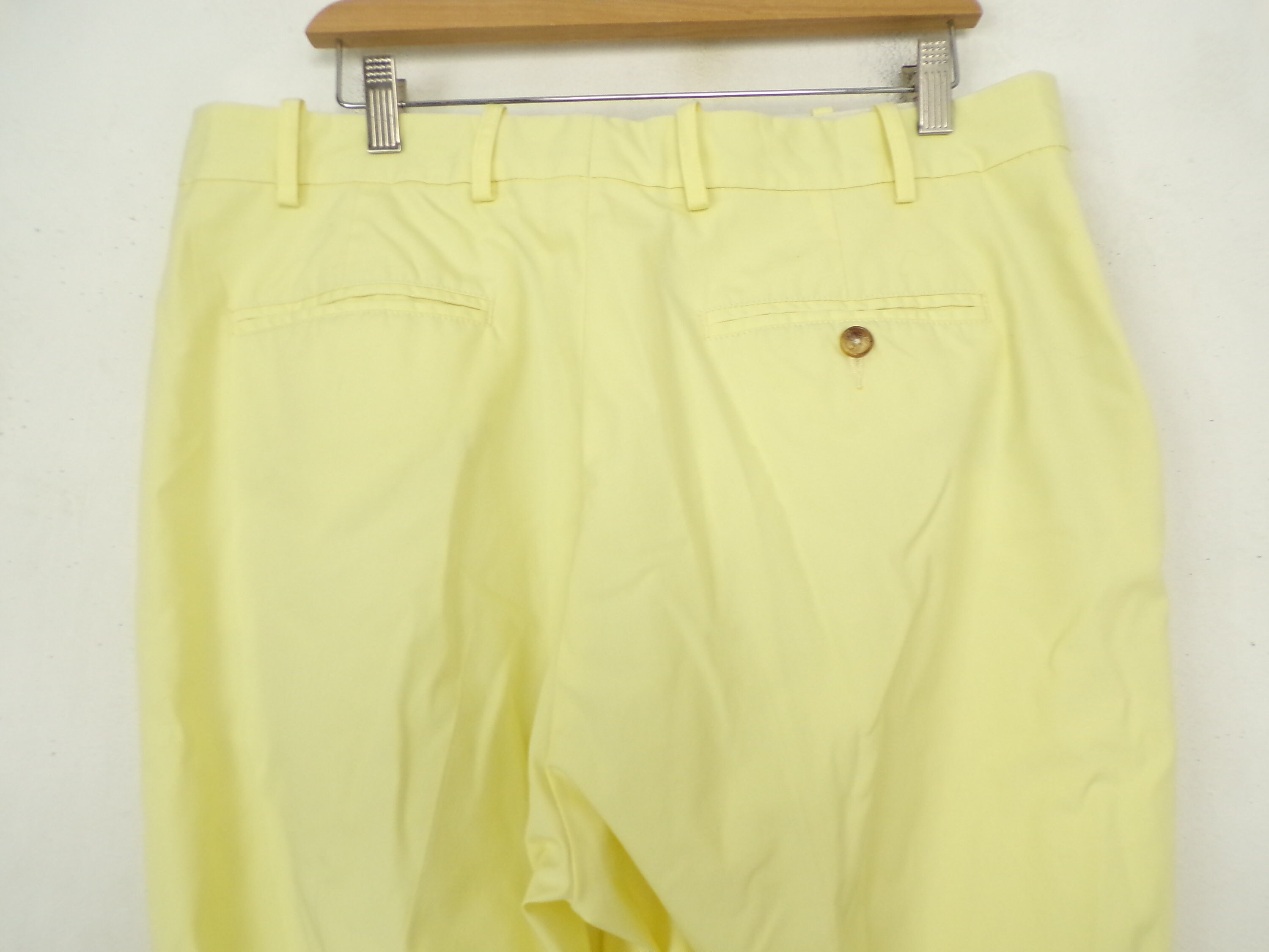 Vintage Mens Yellow Golf Pants 90s Orvis 36 Waist Light Etsy