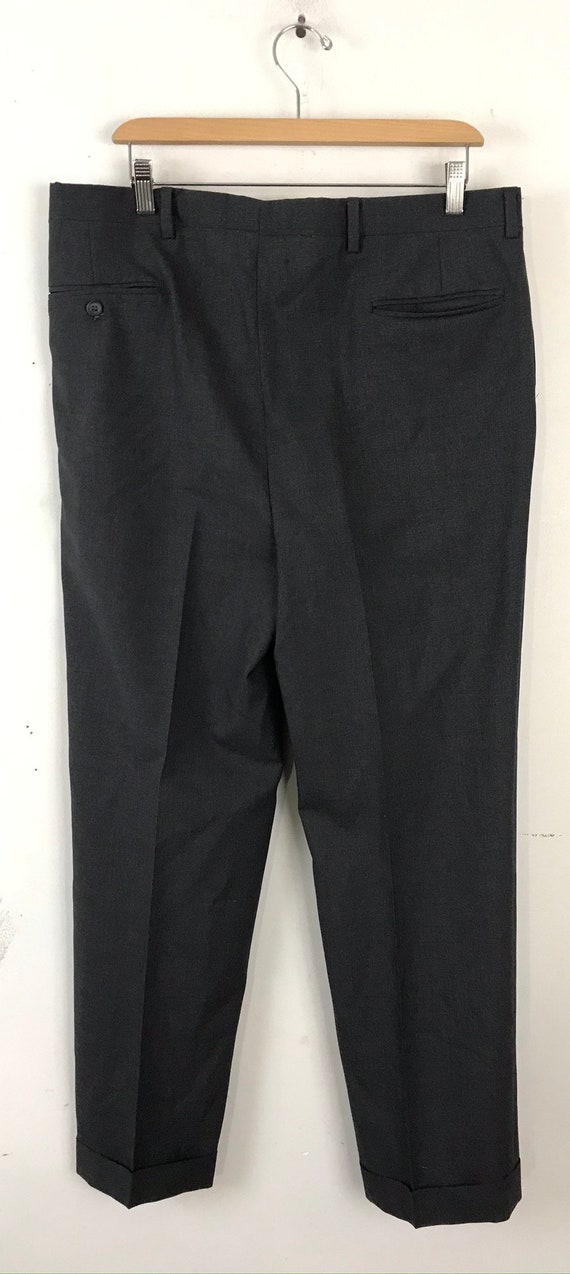 Vintage Mens Gray Suit, 90s Jos A Bank Premium Co… - image 10