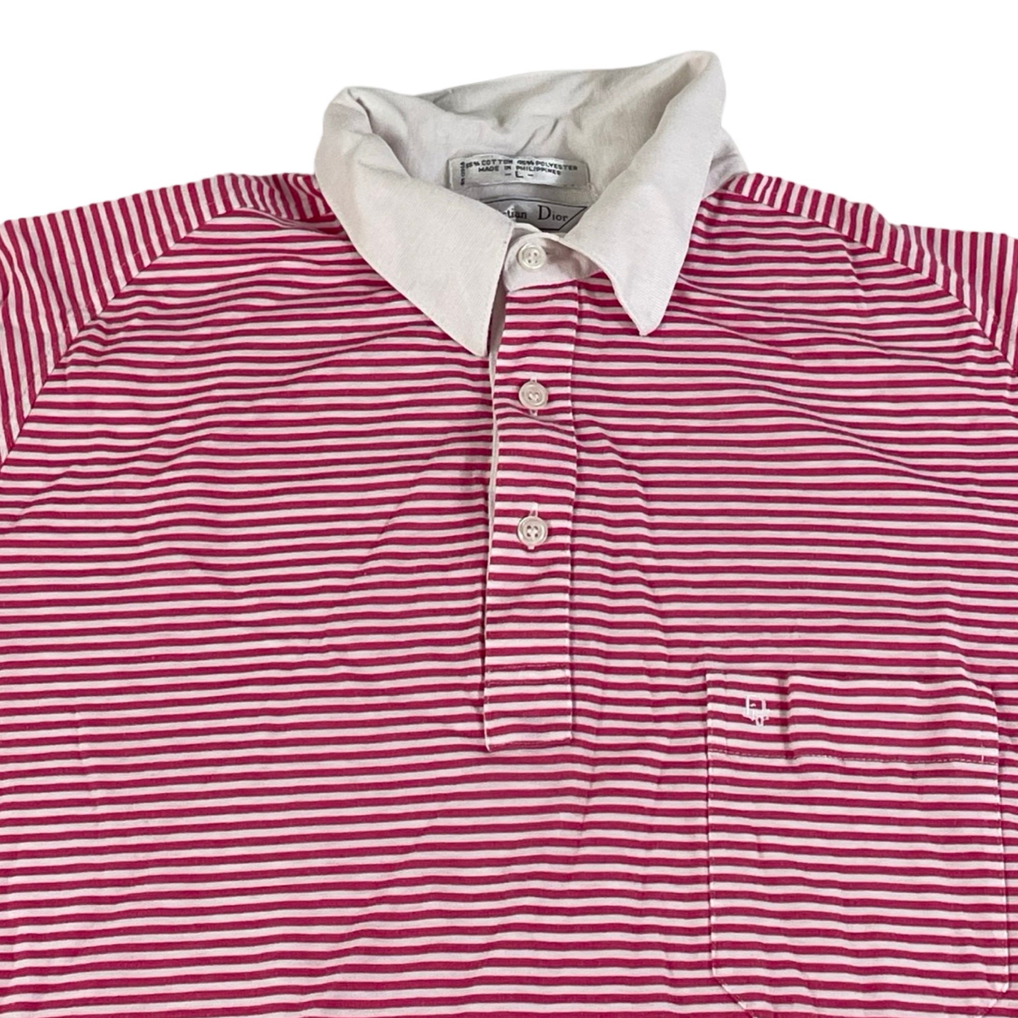 90s christian dior sport stripe ストライプ ポロ Christian Dior SPORTS(クリスチャンディオールスポーツ) 90's