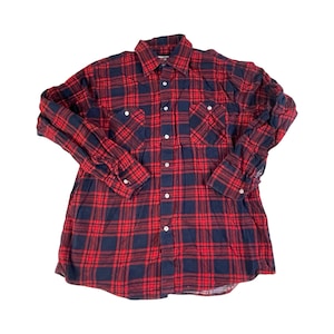 【supreme】初期 check shirt 90's Vintage 90s Red Plaid Shirt for Men Deadstock - Etsy