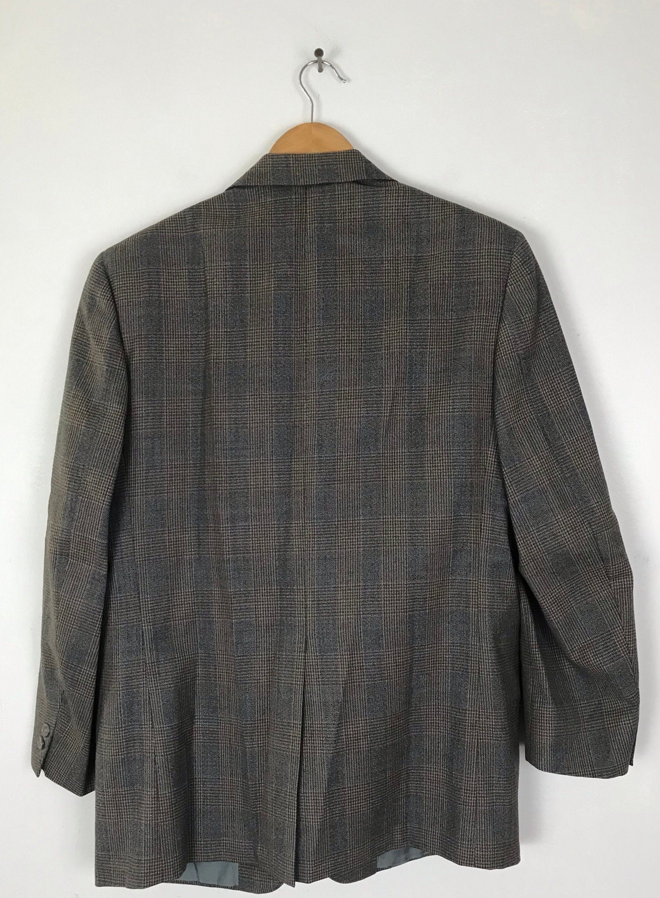 70s Gray Red & Gold Plaid Sport Coat Mens Size 42S Vintage - Etsy