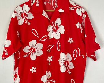 Hawaiian top flower shirt