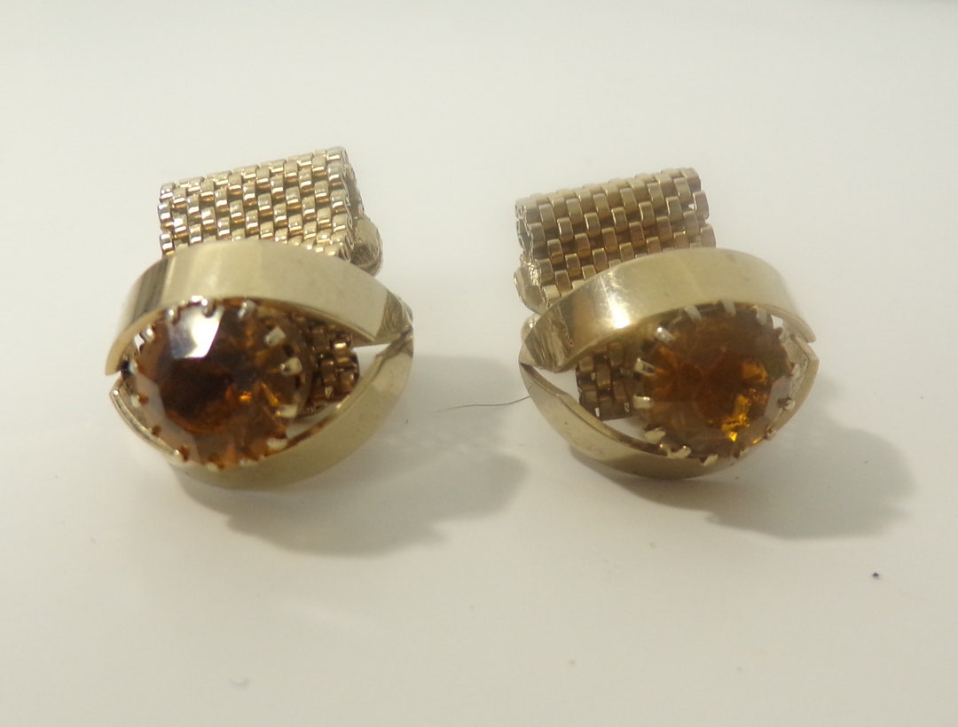 Yeckulre Manschettenknöpfe Herren - Klassische Kupfer Knöpfe Mit Geschenkbox Gold & Roségold