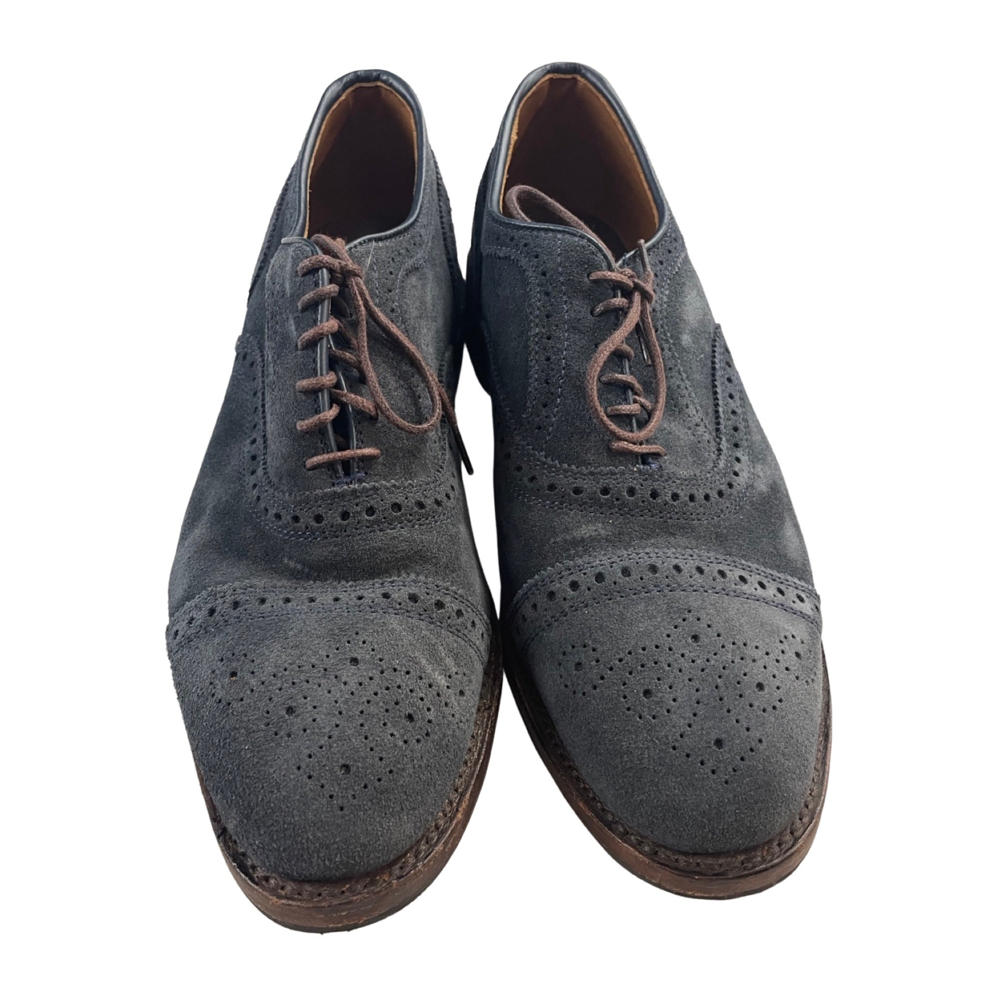 ALLEN EDMONDS suede wingtip shoes, gray 10 D Allen Edmonds Neumok : r/goodyearwelt main image 2
