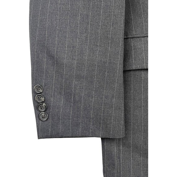 Vintage Ralph Lauren Dark Gray Pinstriped Suit Me… - image 5
