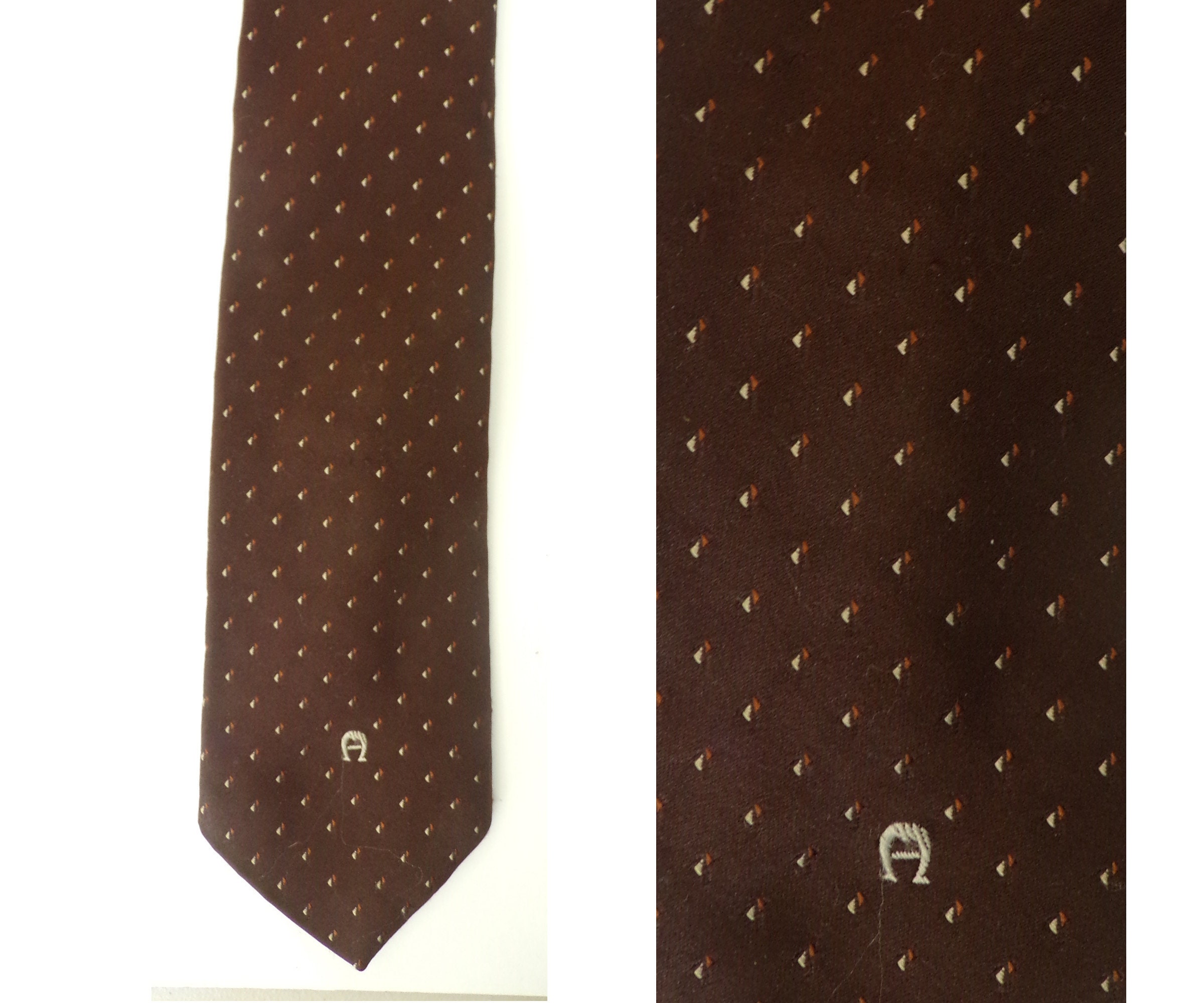 Louis Vuitton Men's Polkadot Silk Tie
